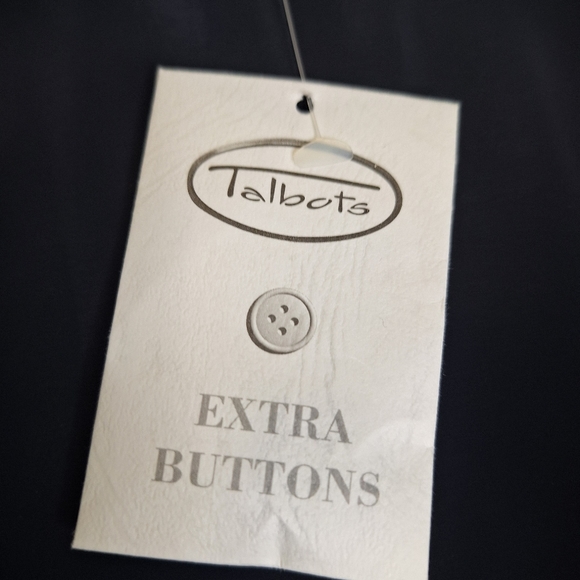 NWT Talbots career core, navy blue wool blazer plus size 16. - Picture 9 of 9
